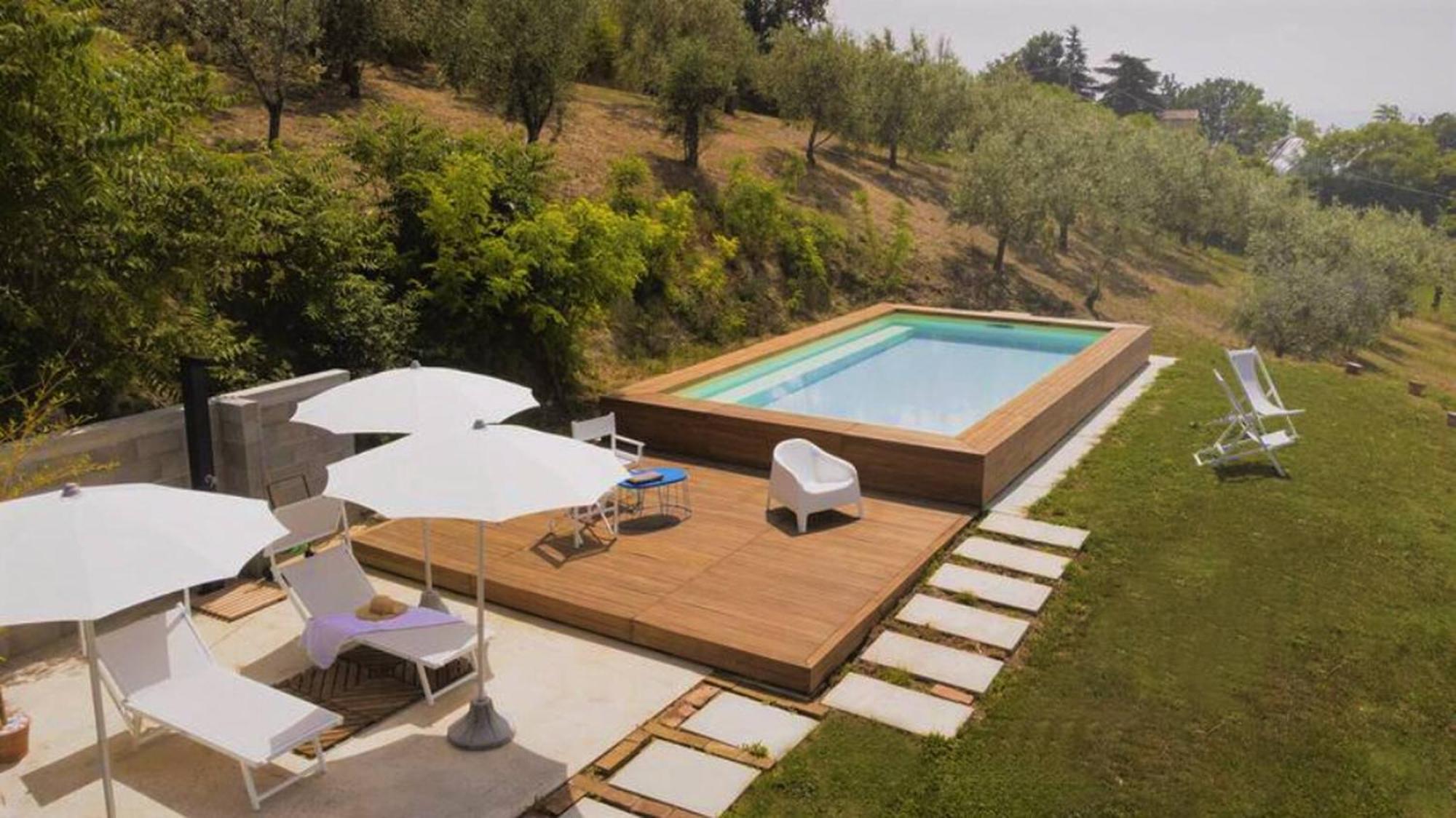 Вилла Borgo Calbianco - Private House With Pool & Airco Cerreto Castello Экстерьер фото